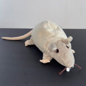 IKEA Rat GOSIG RÅTTA Grey Plush Toy Embroidered Eyes